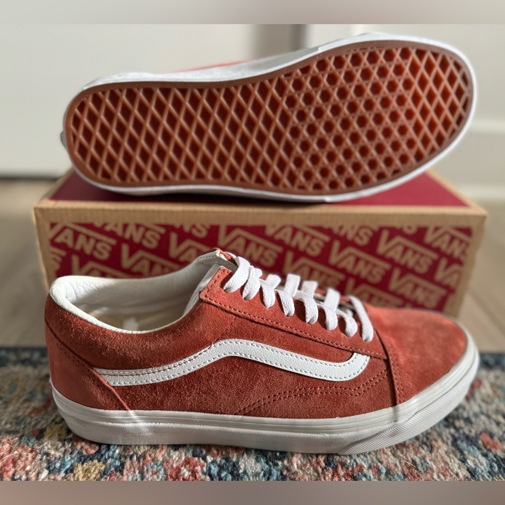 Vans Old Skool, Burnt Brick, NIB, Size 8M/9.5W